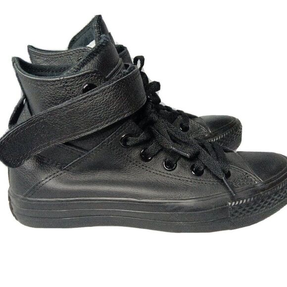 Converse Shoes - Converse Chuck Taylor Brea Hi Shoes Women's Size 6 Sneakers Black Leather